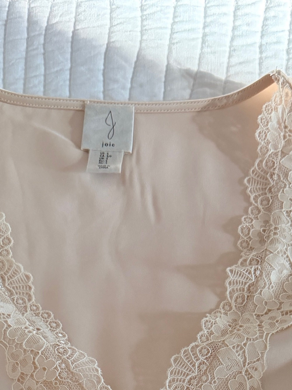Ivory Silk Top - Picture 5 of 5